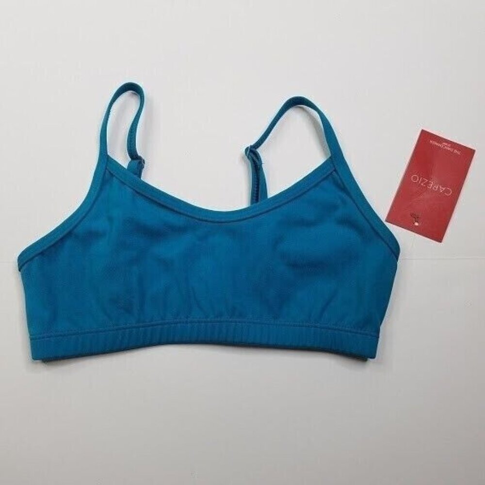 Capezio Girls Camisole Bra Size Small Blue Dance Gymnastics New